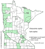 Minnesota county distribution map