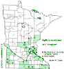 Minnesota county distribution map