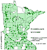 Minnesota county distribution map