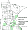 Minnesota county distribution map