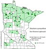 Minnesota county distribution map