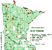 Minnesota county distribution map