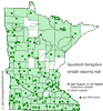 Minnesota county distribution map