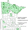 Minnesota county distribution map