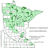 Minnesota county distribution map