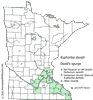 Minnesota county distribution map