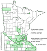 Minnesota county distribution map