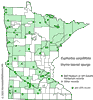Minnesota county distribution map