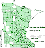 Minnesota county distribution map