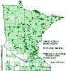 Minnesota county distribution map