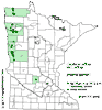 Minnesota county distribution map
