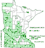 Minnesota county distribution map