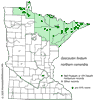 Minnesota county distribution map
