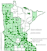 Minnesota county distribution map