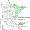 Minnesota county distribution map