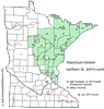 Minnesota county distribution map