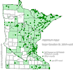 Minnesota county distribution map