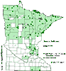 Minnesota county distribution map