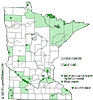 Minnesota county distribution map