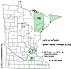 Minnesota county distribution map