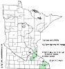 Minnesota county distribution map