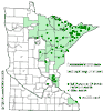 Minnesota county distribution map