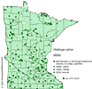 Minnesota county distribution map