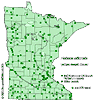 Minnesota county distribution map