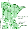 Minnesota county distribution map