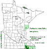 Minnesota county distribution map
