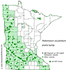 Minnesota county distribution map