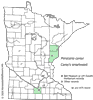 Minnesota county distribution map
