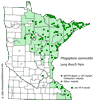 Minnesota county distribution map