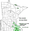 Minnesota county distribution map