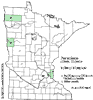 Minnesota county distribution map