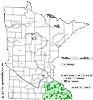 Minnesota county distribution map