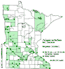 Minnesota county distribution map