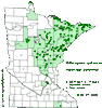 Minnesota county distribution map