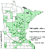 Minnesota county distribution map