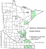 Minnesota county distribution map