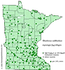 Minnesota county distribution map