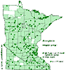 Minnesota county distribution map