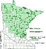 Minnesota county distribution map
