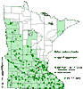 Minnesota county distribution map