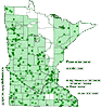 Minnesota county distribution map