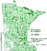 Minnesota county distribution map