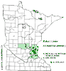 Minnesota county distribution map