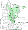 Minnesota county distribution map