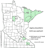 Minnesota county distribution map