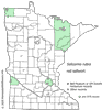 Minnesota county distribution map